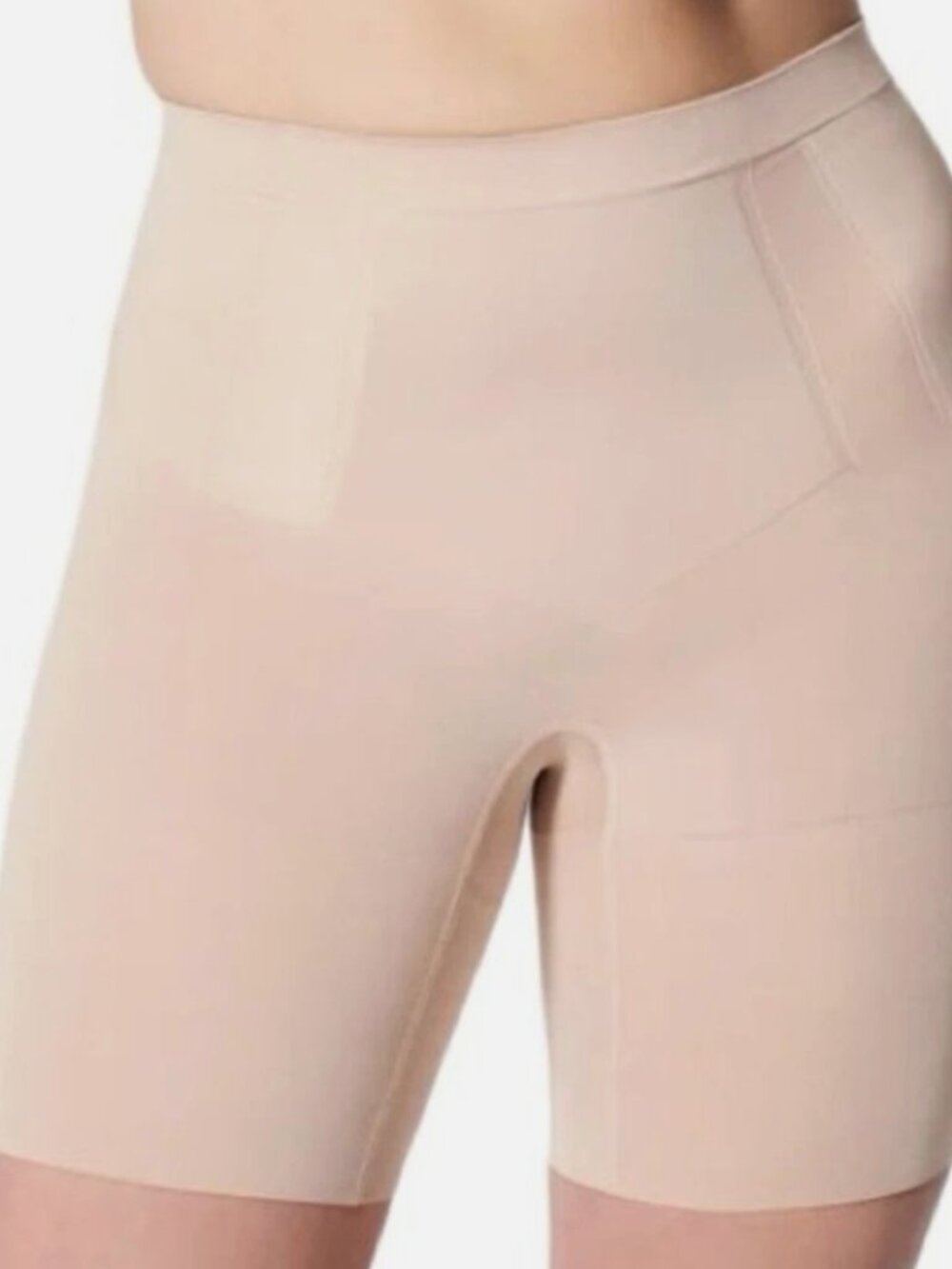 Spanx OnCore Mid-Thigh Short Beige Women's